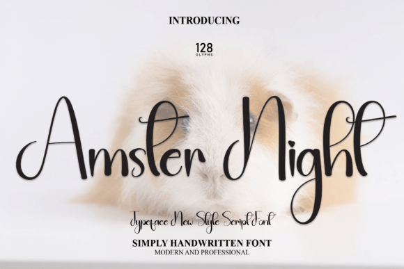 Amster Night: A Stylish Script Font