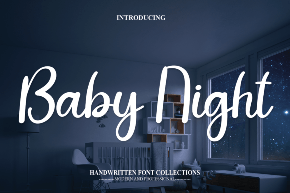 Baby Night Font for Web Design