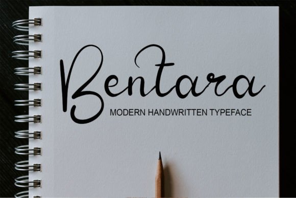 Bentara: Handwritten Font for Craft Creators