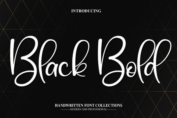 Black Bold Font for Business
