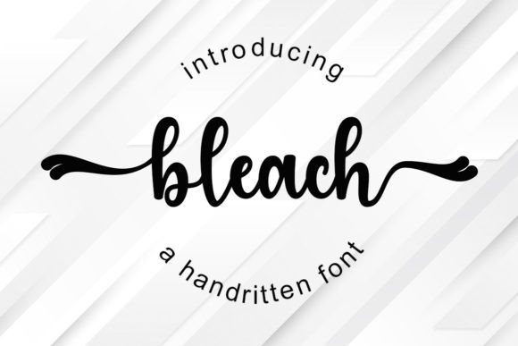 Bleach Font: Elegant Script for Business