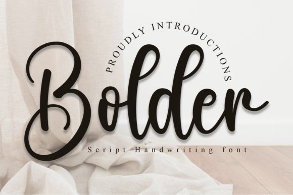 Bolder Font: Stylish Handwritten Type