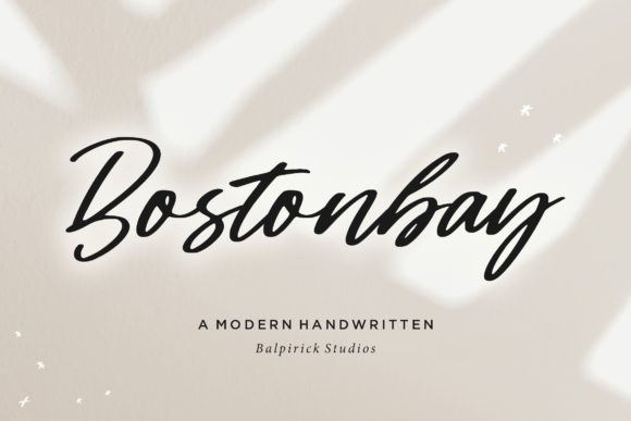 Bostonbay: A Script Font for Creative Campaigns