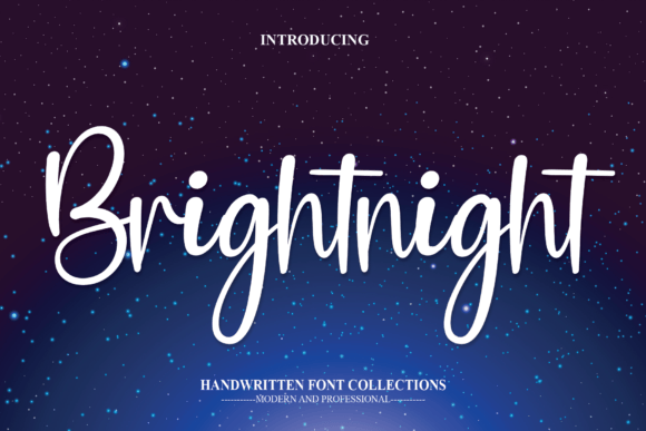 Brightnight Font: Sweet & Friendly Script