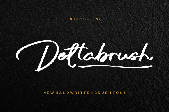 Deltabrush: A Handwritten Font for Business