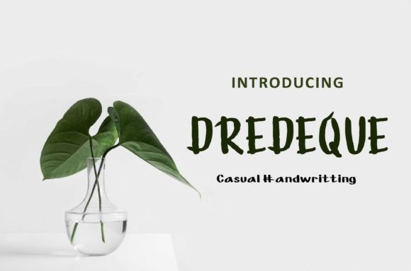 Dredeque: A Fun Handwritten Font