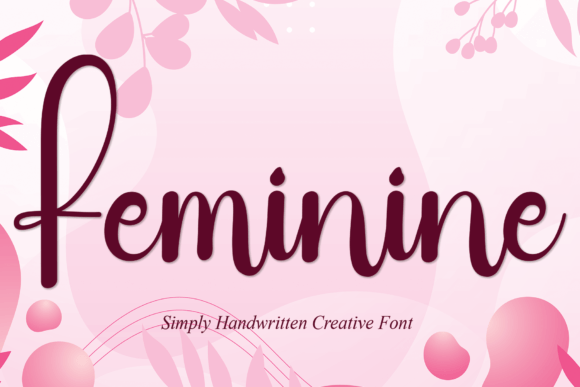 Feminine Font: Elegant Script for Editorial Design