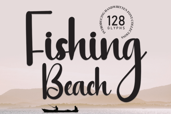 Fishing Beach Font: Elegant Script for Digital Marketing