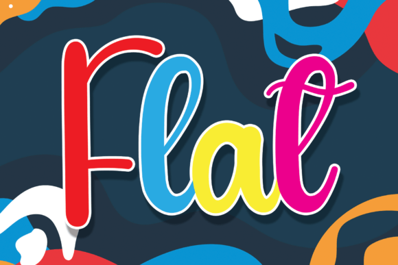 Flat: A Sweet Handwritten Font