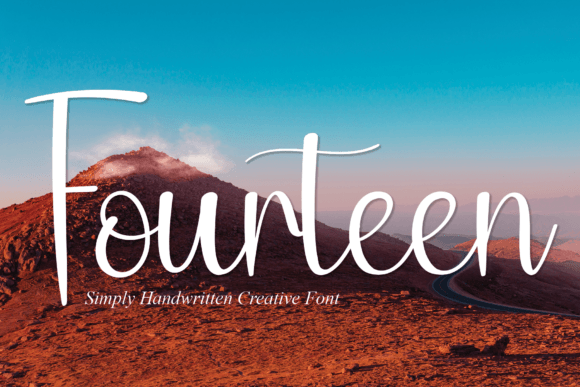 Fourteen: A Handwritten Font for Elegant Design