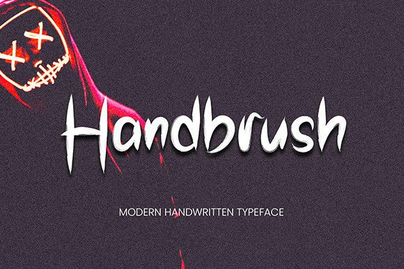 Handbrush Font for Web Design