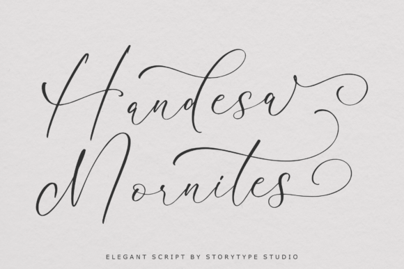 Handesa Mornites: A Luxurious Script