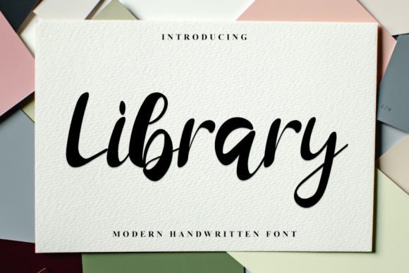 Library: A Font for Creative Campaigns