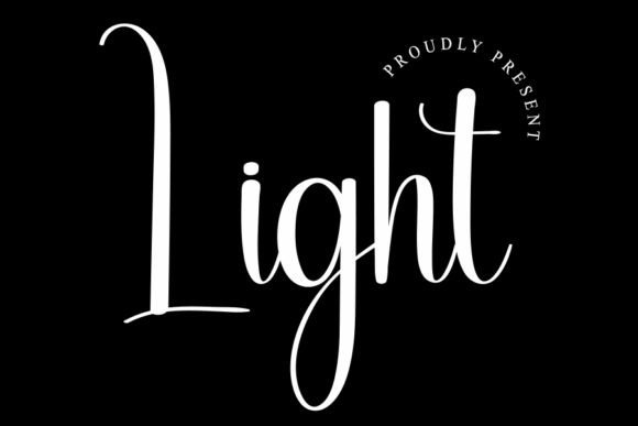 Light Font: Elegant Script for Craft Projects
