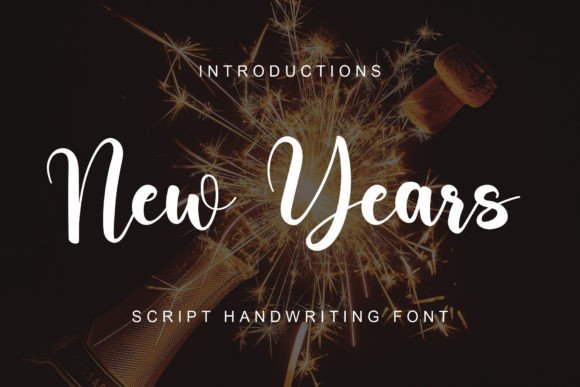New Years: A Delicate Script Font