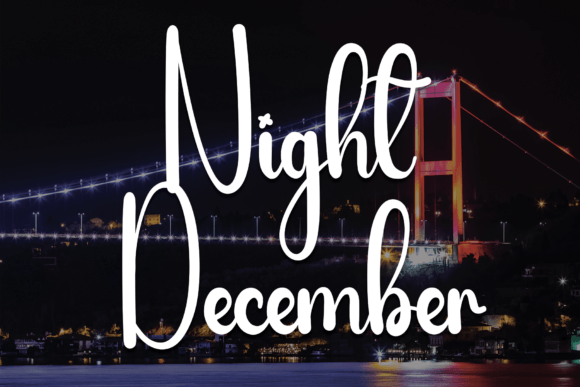 Night December Font Review