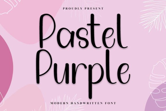 Pastel Purple Font for Creative Projects