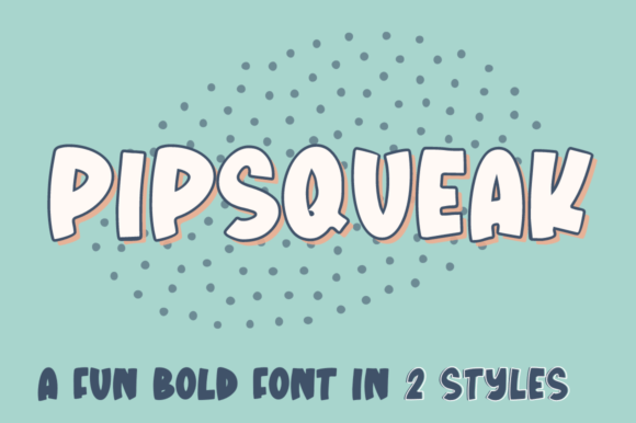 Pipsqueak: A Bold Handwritten Font