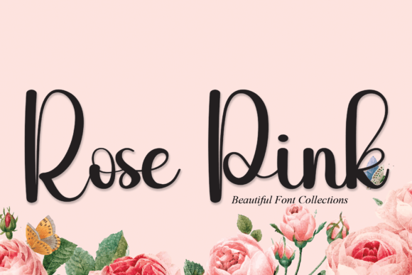 Rose Pink Font for Creative Campaigns