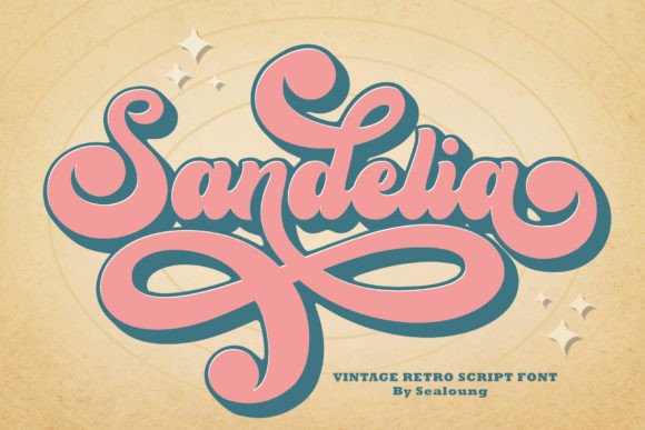 Sandelia: A Retro Script Font