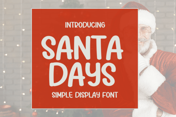 Santa Days Font for Web Design
