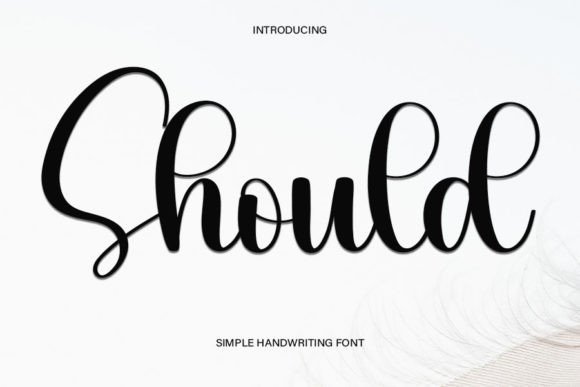 Should: A Handwritten Font for Marketing Magic