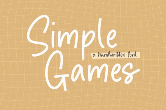 Simple Games: A Font for Clear Communication
