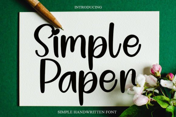 Simple Paper: A Font for Polished Branding