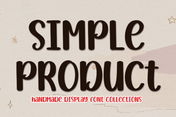 Simple Product Font for Editorial Design