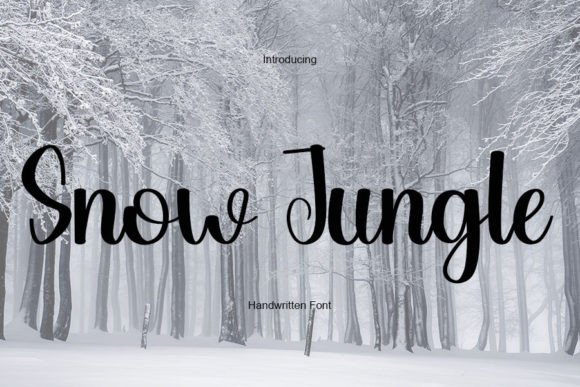 Snow Jungle: A Handwritten Font for Elegant Design