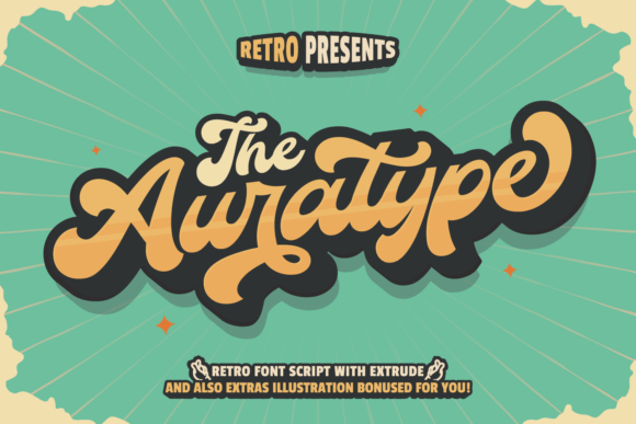 The Auratype: A Retro Typeface for Editorial Design