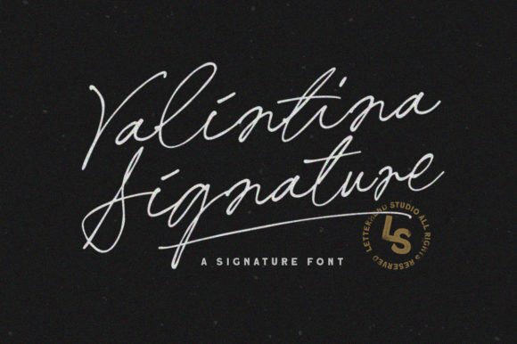 Valintina Signature: A Font That Feels Personal