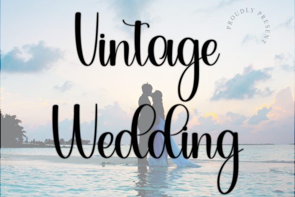 Vintage Wedding Font for Creative Makers