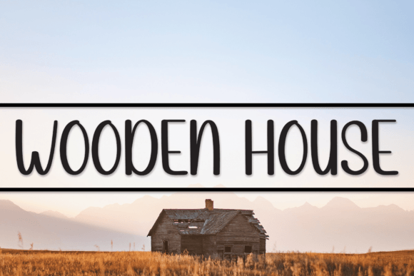 Wooden House Font Review