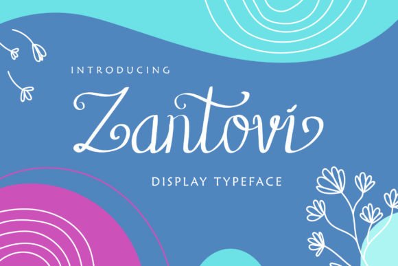 Zantovi: A Modern Script Font